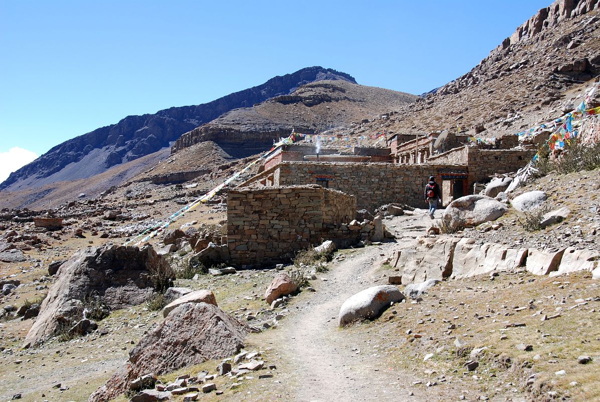 63 Zutulpuk Gompa Outside In Eastern Valley On Mount Kailash Outer Kora Zutulpuk Gompa (4828m, 13:20) is named after a miracle (zutul) cave (puk).